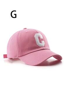 1顶多款毛绒字母C刺绣时尚棒球帽 - 彩色 - 查看 15