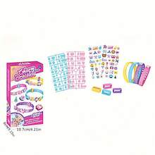 Girls Beaded Bracelet Toy/DIY Set/Baby Handmade Gift/Children Beading Accessories/Great Birthday Gift - Multicolor - View 5