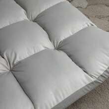 3-In-1 Folding Floor Chair With 13 Adjustable Backrest, Folding Lounger, Grey, Metal, Foam, 55x71x53.5cm, For Living Room & Garden - Grey - View 6