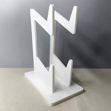 3D Printed White/Black Game Controller Holder, Stackable Dual-Layer Storage Rack For Various Game Controllers, Universal Desktop Organizer, Perfect Gift - Black - View 10