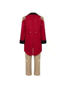 Men Cosplay Clothing - Burgundy - View 5