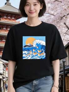 Women T-Shirts - Black 2 - View 1