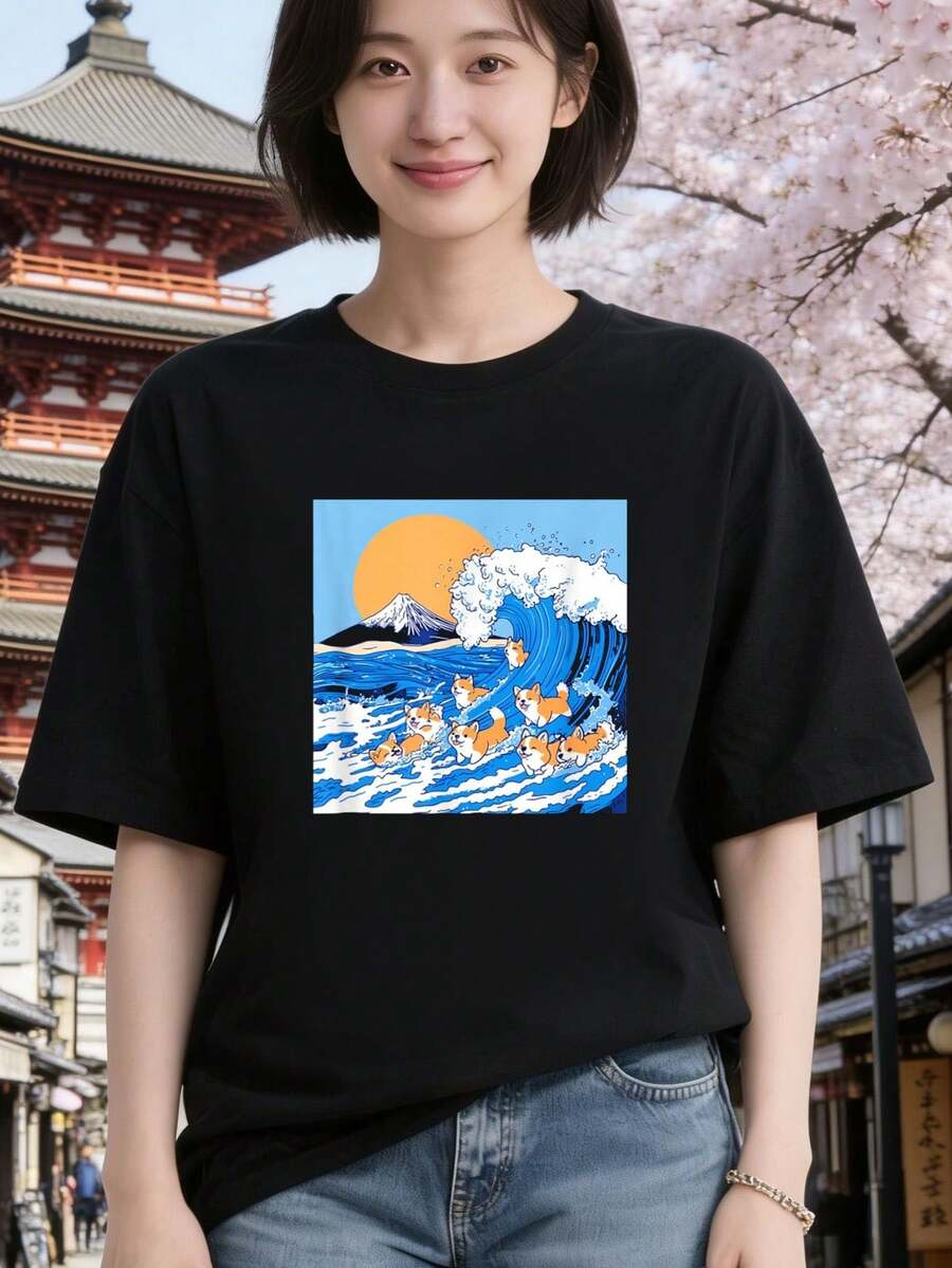 Women T-Shirts - Black 2 - View 1