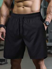 10-Piece Sports Quick Drying, Men's Sports Shorts Set, Colorful Multi Piece Shorts, Casual Knitted Fabric, Suitable For Gym, Hiking, Running, Basketball, Beach, Outdoor Activities, Sports - With Pockets - 藍色 - 查看 3