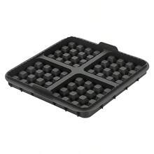 1个方形华夫饼模具 - 不粘烤盘，适用于大多数4-7夸脱空气炸锅 | 可重复使用，制作比利时华夫饼、煎饼和煎蛋卷 | 可用洗碗机清洗 - 彩色 - 查看 17