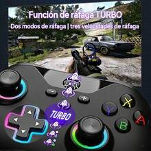 Controlador de juegos universal compatible con PS-5, PC y Sw-Itch | Experiencia de juego inmersiva mejorada | Regalo perfecto para jugadores en las fiestas - Blanco - Ver 3
