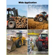 Horquillas de escombros a cubeta de 48 pulgadas, horquilla de plataforma de alta resistencia de carga de 2500 libras, accesorio de horquillas de tractor apto para cargador, cangilón, tractor - A - Ver 7