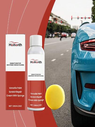 快速修复汽车、摩托车、SUV、船只和房车划痕套装 - 包括抛光和油漆修复工具以及赠送的海绵