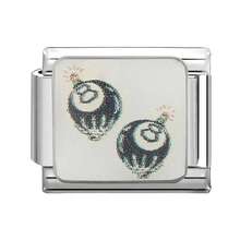 1pc Modular Snap-Together Bracelet DIY Kit, Featuring Drip Oil, Butterfly, Heart, Flower, Zodiac, Animal, Cherry Elements, Suitable As Party Gift For Friends/Couples, Applicable For Christmas, New Year, Halloween, Valentine's Day, Charming Design, Stainless Steel Jewelry, Local , Practical & Fashionable, Christmas & Halloween Essential, Autumn Tone, Christmas Style - M291474 M291623 M291624 - View 11