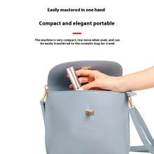 Afeitadora de lápiz labial 3 en 1 para mujer, recortador de cejas, depiladora corporal recargable por USB para Bikini, piernas y cara OG5G - Negro - Ver 7