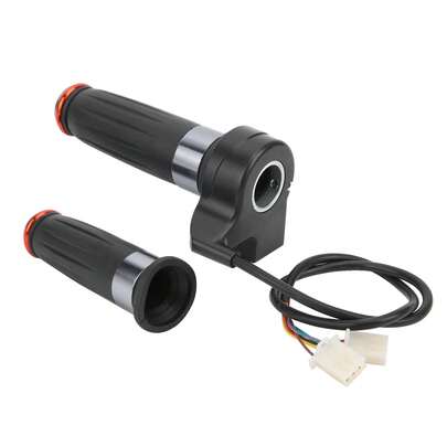 3 Gear Speed Throttle Grip Accelerator Universal Electric Scooter Bike Throttle Handle(Threegear Speed Regulation )