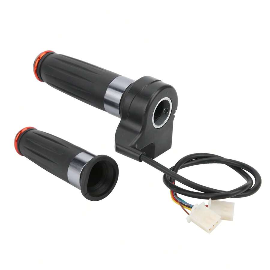3 Gear Speed Throttle Grip Accelerator Universal Electric Scooter Bike Throttle Handle(Threegear Speed Regulation ) - Negro - Ver 1