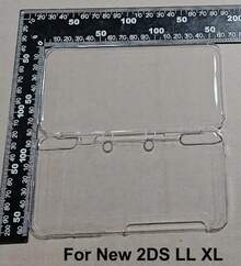 JCD para New 2DS 3DS XL LL, carcasa transparente dividida, funda protectora transparente, película de pantalla, protector de pantalla LCD - Nueva película de 3DS XL - Ver 7