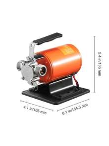 Water Transfer Pump, 12V DC 360 GPH 1/10HP, Portable Electric Utility Pump With 6 Ft Suction Hose Kit, Impeller, Suction Strainer, For Garden, Rain Barrel, Pool, Pond, Hot Tub, Aquarium Draining - Red - View 10
