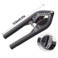 1/2件装多功能核桃开壳器，不锈钢核桃剥壳器和坚果工具，无需用电 - 灰色 - 查看 3