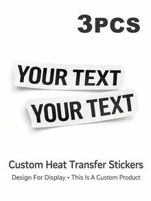 Custom DTF Heat Transfer Stickers, Personalized Photo/Logo/Text Heat Transfer Film, DIY Clothing Decals, Suitable For T-Shirts, Sweatshirts, Canvas Bags And Pillows, Heat Press Design, Custom Clothing Decoration, Vinyl Style Transfer - Multicolor - View 34