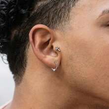 Khuyên mũi hình trái tim bằng titan Giga 1PC ASTM F136, kiểu dáng có khớp nối, dạng bấm, dùng cho vách ngăn mũi, khuyên tai dạng vòng, khuyên sụn tai, vành tai, trang sức xỏ khuyên cho nữ, sản phẩm mới về. - 3054 - Xem 6