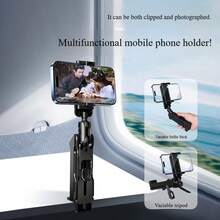 1pc Mantis Foldable Magnetic Desktop & Outdoor Phone Stand, Portable Triangular Phone Holder For Tabletop Photography Compatible With IPhone, Android Phone, Gift For Birthday, Family, Friends, For Summer Bathroom Kitchen Gifts Birthday Phone Accessories Strong Load-Bearing - Multicolor - View 9