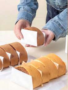 Giấy ngăn cách cuộn bánh mì Thụy Sĩ (100/200 tờ), giấy chống rò rỉ trà sữa, màng bọc chống tràn cà phê, giấy lót bánh mì kẹp thịt hình tròn chống dầu. - Nhiều màu - Xem 3