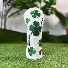 时尚的 Clover 高尔夫球杆保护套，高尔夫配件，采用耐用材料制成，为您的高尔夫球杆提供最佳保护。 - 彩色 - 查看 4