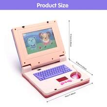 Kids Simulation Mini Laptop Learning Machine, Music Tablet Computer Model, Screen Storybook, Parent-Child Interaction, Suitable As A Multi-Functional Smart Educational Toy Gift For Boys And Girls - Multicolor - View 11