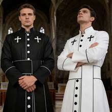 Men Cosplay Clothing - White - View 2