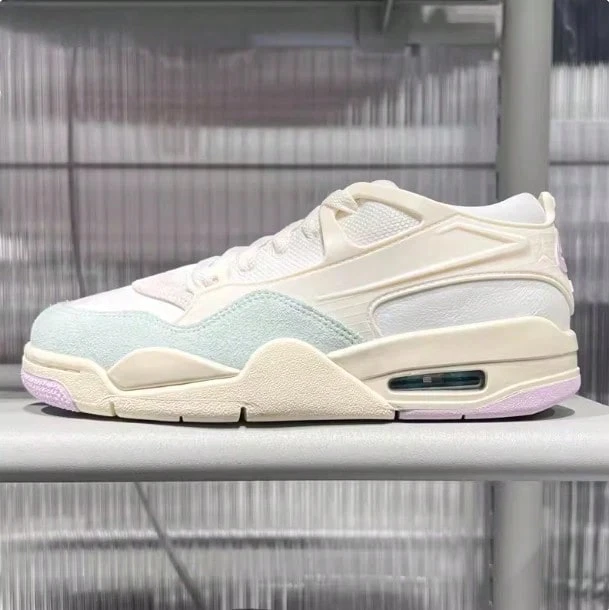 Nike Zapatillas de baloncesto versátiles para mujer, uso casual para todos los días - Blanco Verde - Ver 1