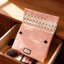 Gucci Pink Canvas Cosmetic Storage Bag, 8.5L X 6H X 2W,Sweet Style - Pink - View 4