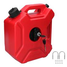 1.3 Gallon Fuel Tanks 5L Portable Gasoline Diesels Containers Anti-Static Backup Petrol Storage Tanks with Lock & Key for Car Motorcycle Truck SUV ATV Off-Road Vehicle - 5 litros - Ver 9