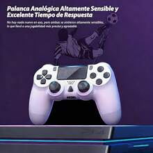 Controles de juego para consolas de juegos y diversos juegos de computadora. Compatible con salida de TV, operación de joystick 3D, operación fácil y rápida, control de juego, control de joystick: el regalo perfecto para Navidad, Año Nuevo y cumpleaños - Gris acero - Ver 3