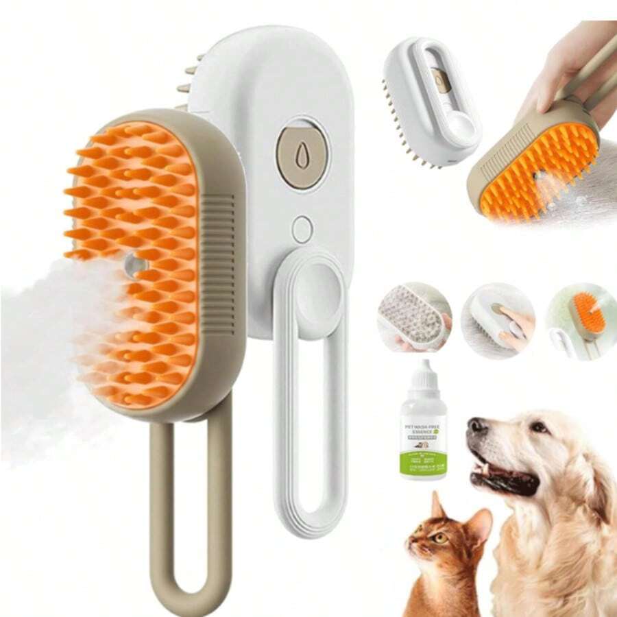 Cepillo de Vapor Masajeador para Mascotas - Multicolor - Ver 1
