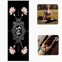 1pc 71*22inch Yoga Mat, Various Patterns Available, Non-Slip & Durable, Extra Wide & Thick, Suitable For Home Use, Fitness, Beginner Yoga Training - Multicolor - View 4