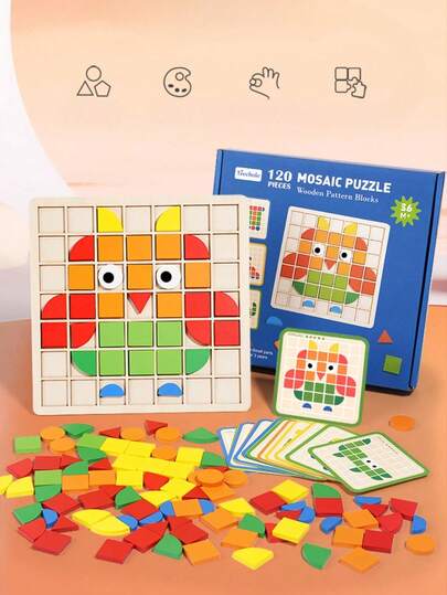 A Puzzle Game For Holiday Decoration, Which Is An Educational Toy That Combines Attention And Visual Training, Suitable For Infants And Preschoolers, And Also A Tabletop Game.