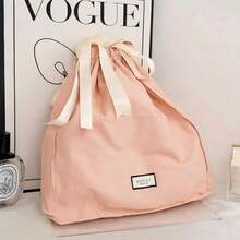 Gucci 粉色碎花抽绳包 - 大容量化妆包，女士旅行洗漱用品收纳包 - 粉色 - 查看 1