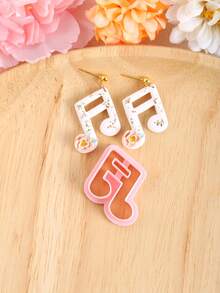 Childlike Style Polymer Clay Cutters, Cute Cartoon Shape Clay Cutter Molds For DIY Earring Jewelry Making, DIY Soft Pottery Pendant Earrings Tools, No Battery Needed - Clay Cutters - View 19