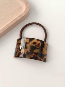 1pc Women's Oval Acetate Hair Scrunchie, Elegant Fashion Hair Accessories For Ponytail, Bun, Everyday Wear, Autumn/Winter Hair Ties Ponytail Holders Hair Elastics Hair Rubber Bands Scrunchies Hair Rope Elastic Hair Tie, Hair Bobbles Head Accessories Elastic Band - Multicolor - View 9