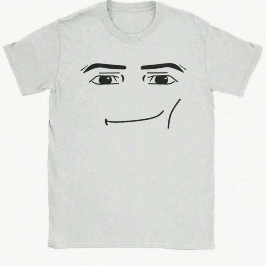 Anime Robot Robloxs Face T-Shirts Women Fun Tees Crew Neck Short Sleeve T Shirts Women Clothing Harajuku T Shirts Tee Summer Tops] - 款式8 - 查看 1