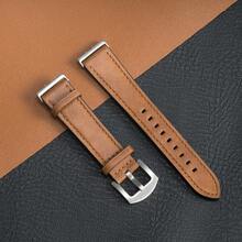 Correa de cuero de poliuretano compatible con Samsung Galaxy Watch Fit 3, banda circular de alta calidad y transpirable adecuada para la pulsera del Galaxy Watch Fit 3 - Galaxy Fit 3 - Ver 16