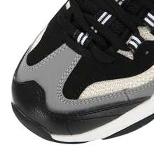 Skechers 女士休闲鞋，舒缓熊猫鞋，D'LITES系列时尚系带运动鞋，适合户外及日常休闲穿着，舒适百搭，896144-BKW - 黑色/白色 - 查看 6