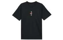 Nike Sportswear 2025 高中/大学入学考试满分运动休闲透气圆领短袖T恤，黑色 - 黑色 - 查看 12