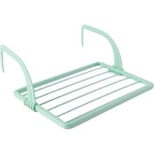 COSHANO Tendedero para balcón, radiador, terraza 3 Metros de tendido, Plegable de Resina Soporte para Tender Ropa (Verde Agua) - Verde - Ver 2