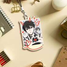 Opjoys 1pc Acrylic Keychain - Reader's Perspective, Suitable For Car Keys, Bag Pendant, Home Decor, Car Interior Decor, Gift For Friends, Family, Classmates, Anime Derivative, Everyday Use - Multicolor - View 12