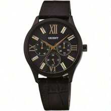 Orient Classic Women's Watch With Elegant Black Leather Strap FSW02001B0 - Black - View 1