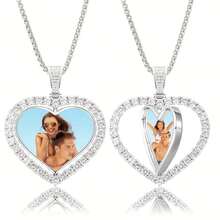 [Customization] Personalized Picture Necklace, Hip-Hop Picture Chain, Personalized Gifts For Fathers, Men, And Women, Customized Photo Pendant Necklace With Great Commemorative Significance - Multicolor - View 8