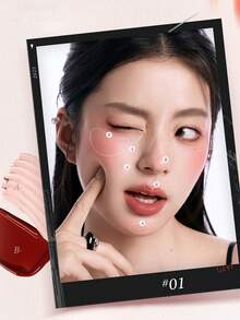 Little Ondine 01 Dual-Effect Lip & Cheek Balm, Moisturizing & Lightweight Texture, Creates Natural Makeup Look, Bright & Natural, Compact & Portable, Excellent Moisturizing Effect, Can Be Used As Lip Gloss And Blush, 3.8g/0.13oz - 01DUAL EFFECT LIP and CHEEK BALM - View 5