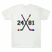 Heated Rivalry Cotton High Quality Shirts Heated Rivalry Hockey Tees Women Men Fashion Versatile Sportswear Clothes - màu đen - Xem 2