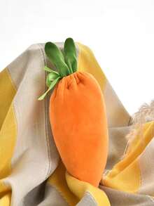 Carrot Shaped Gift Bag, Drawstring Velvet Pouch, Party Favor Bag, Easter Gift Bag - Multicolor - View 9