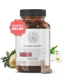 Bestseller!Happy Mammoth **Not Available Hormone Harmony Natural Hormonal Support For Women, Relief For Menopause, Perimenopause, Healthy Hormonal Balance, Hot Flashes. 72 Capsules..Supplement Vitamin,Free Shipping. - 1 - 查看 1