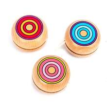 2 Piezas de Yo-Yos Circulares de Madera - Juego de Varias Piezas para Ejercicio Físico, Juegos de y Colecciones de Pasatiempos, Regalos de Navidad ZSY 8NHH - 2 piezas - Ver 3