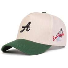 Gorras de béisbol Unisex con bordado de Los Ángeles, gorras informales ajustables para exteriores, gorra deportiva con protección, primavera y otoño PELE - beige - Ver 6